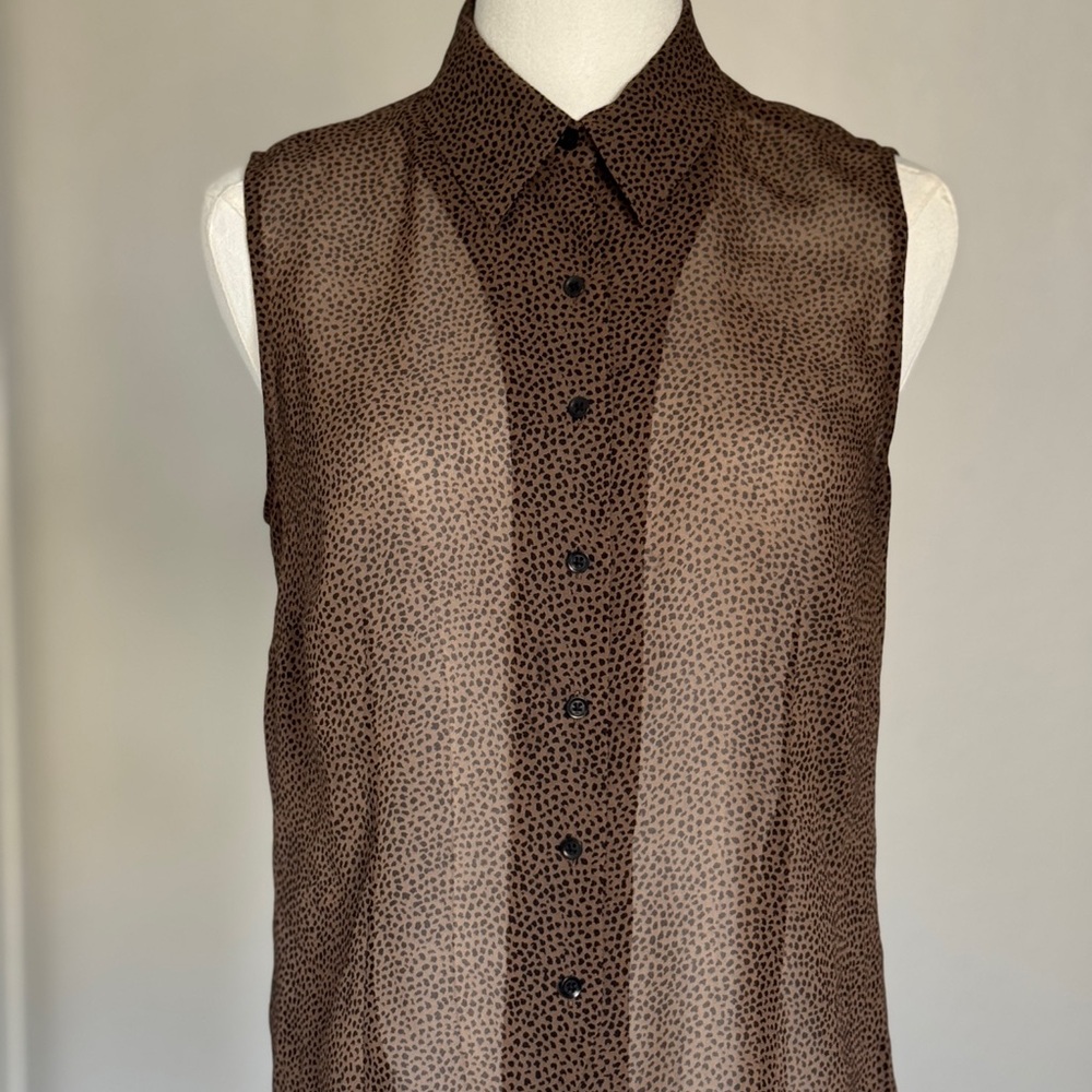 Silk Sleeveless Blouse